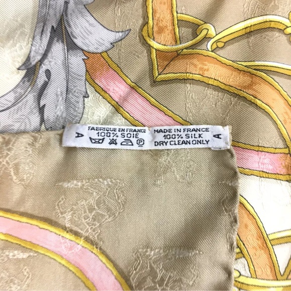 HERMES L'INSTRVCTION DV ROY Carre 90 Silk 100% Scarf Multicolor/HE5533 - Picture 8 of 12